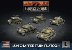 American M24 Chaffee Tank Platoon
